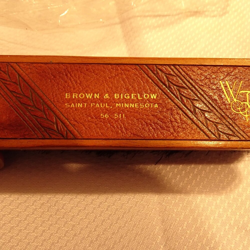 Brown & Bigelow Horsehair Shoeshine Brush USA